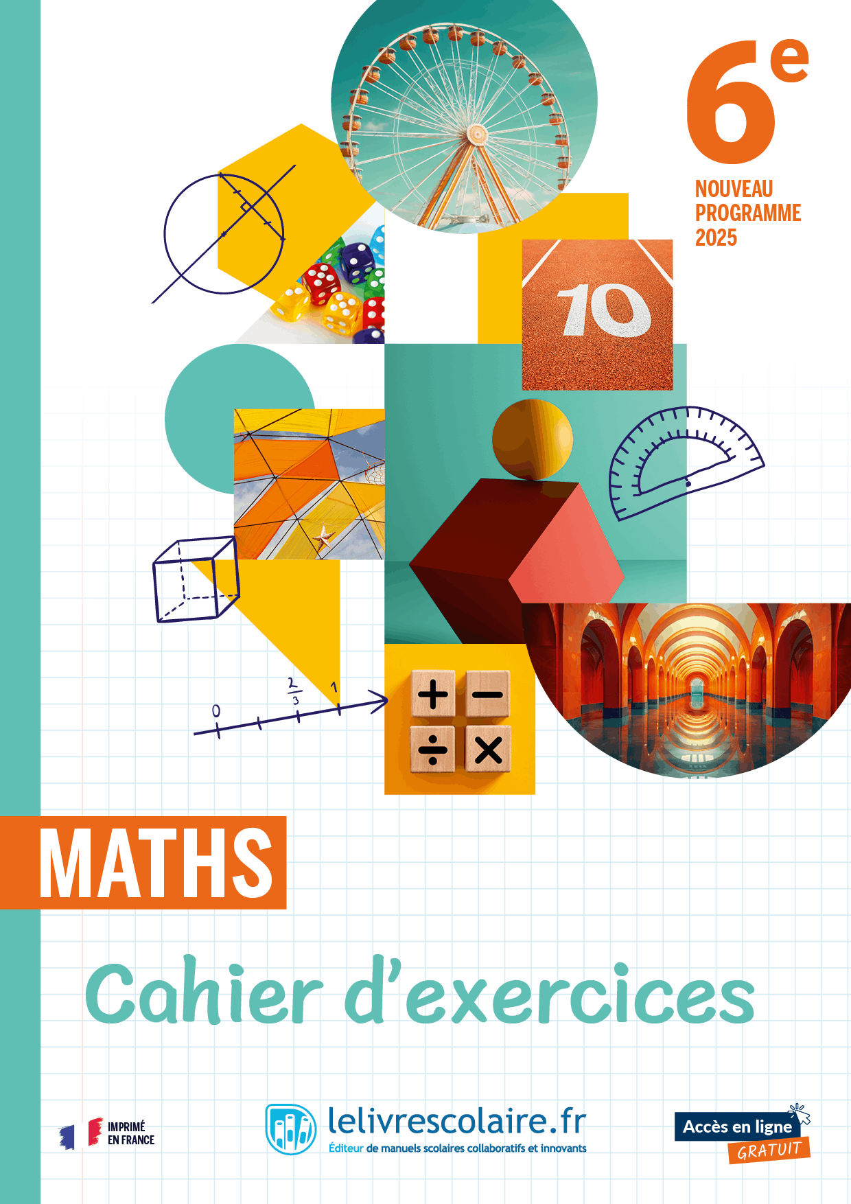 Cahier Maths 6e 2025