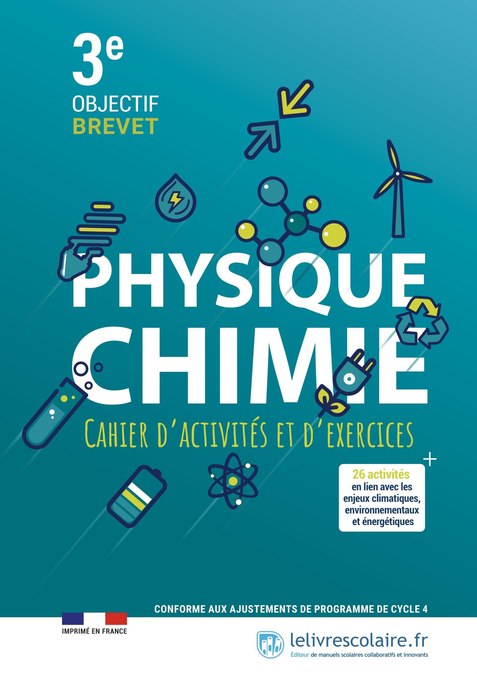 produit Physique-Chimie 3e - Cahier d'activités 