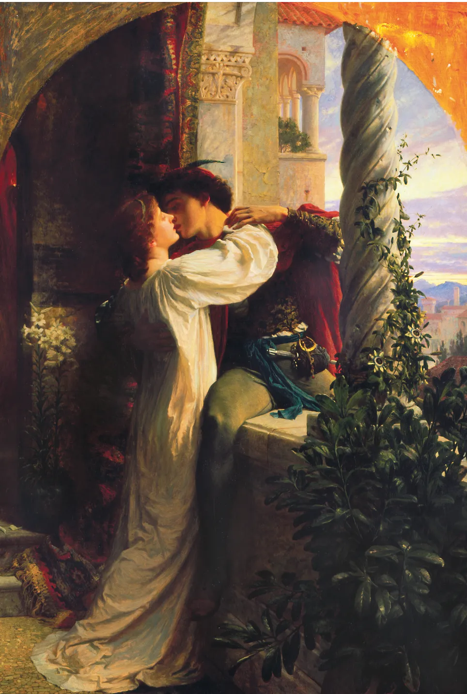 Frank Bernard Dicksee, Roméo
et Juliette, 1884, galerie des Arts
de Southampton City, Southampton, Royaume‐Uni.
