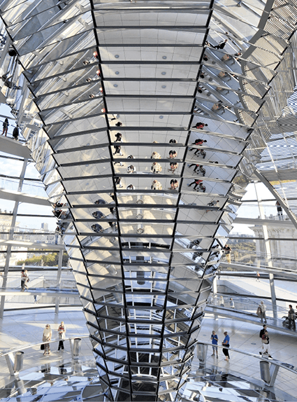 Coupole du Reichstag à Berlin