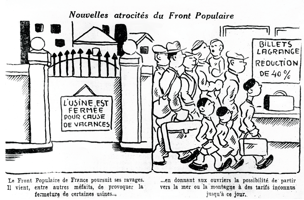 L'experience Du Front Populaire En France DM 3ème Histoire