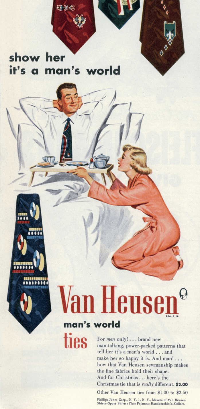 Ad for Van Heusen ties, 1951