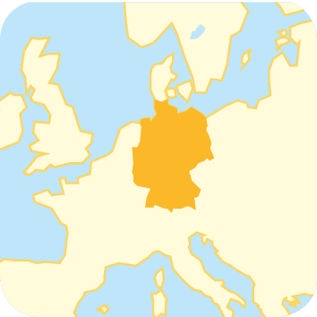 Carte d'Allemagne