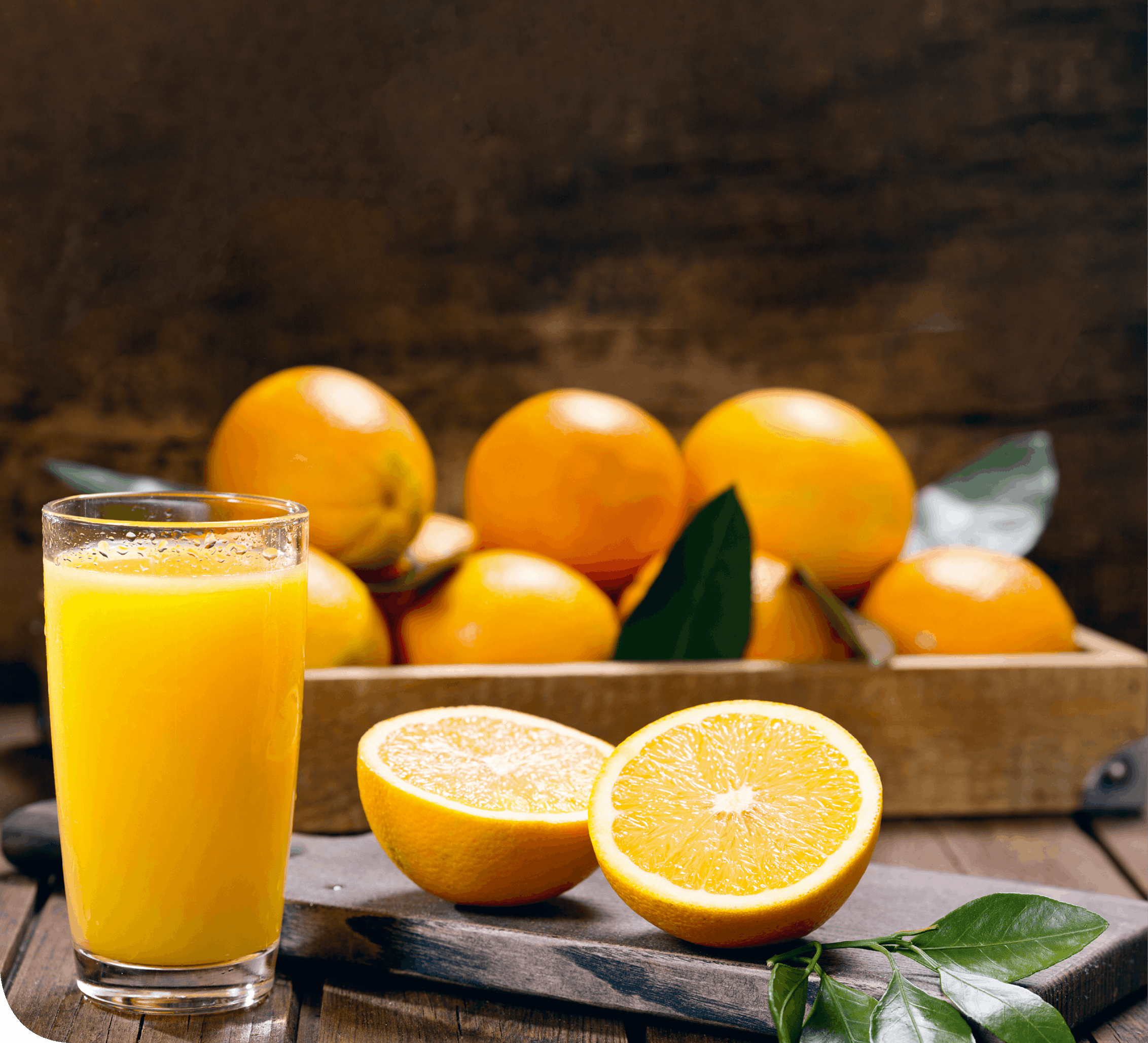 Vitamine C dans jus d'orange