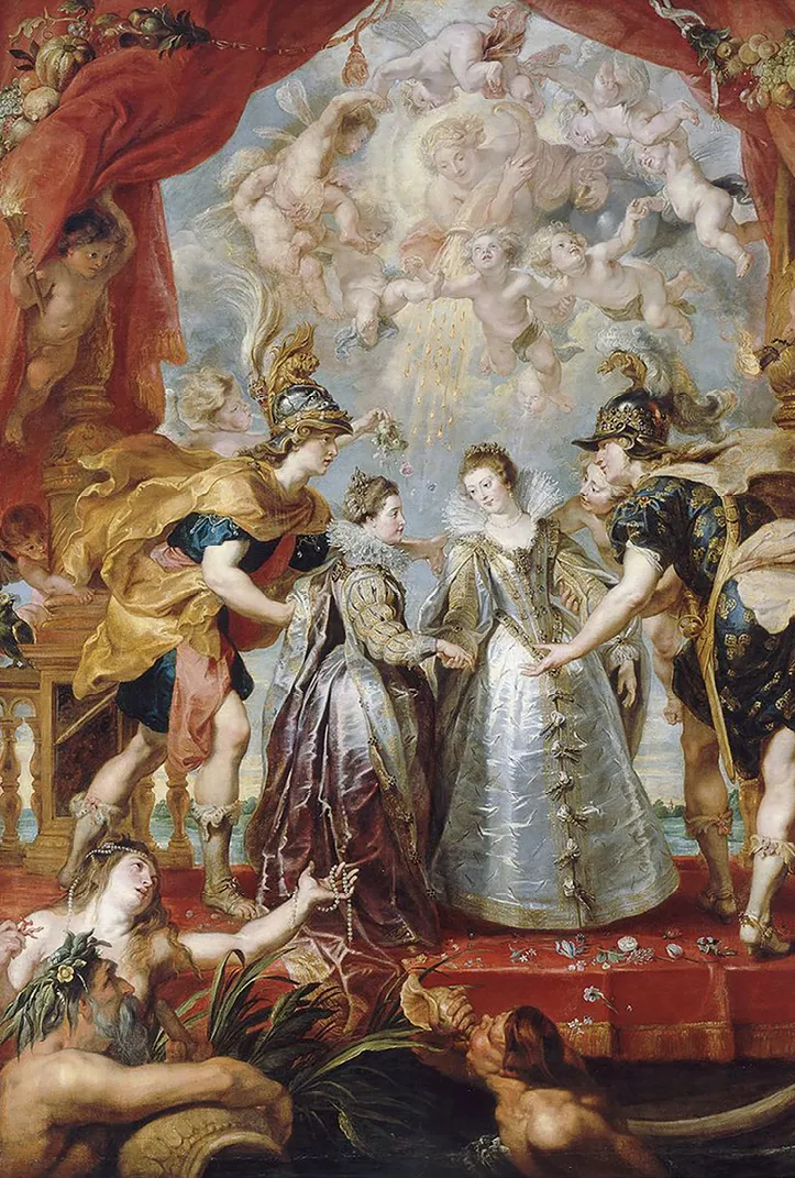 Tableau de Pierre-Paul Rubens,
L'Échange des deux princesses