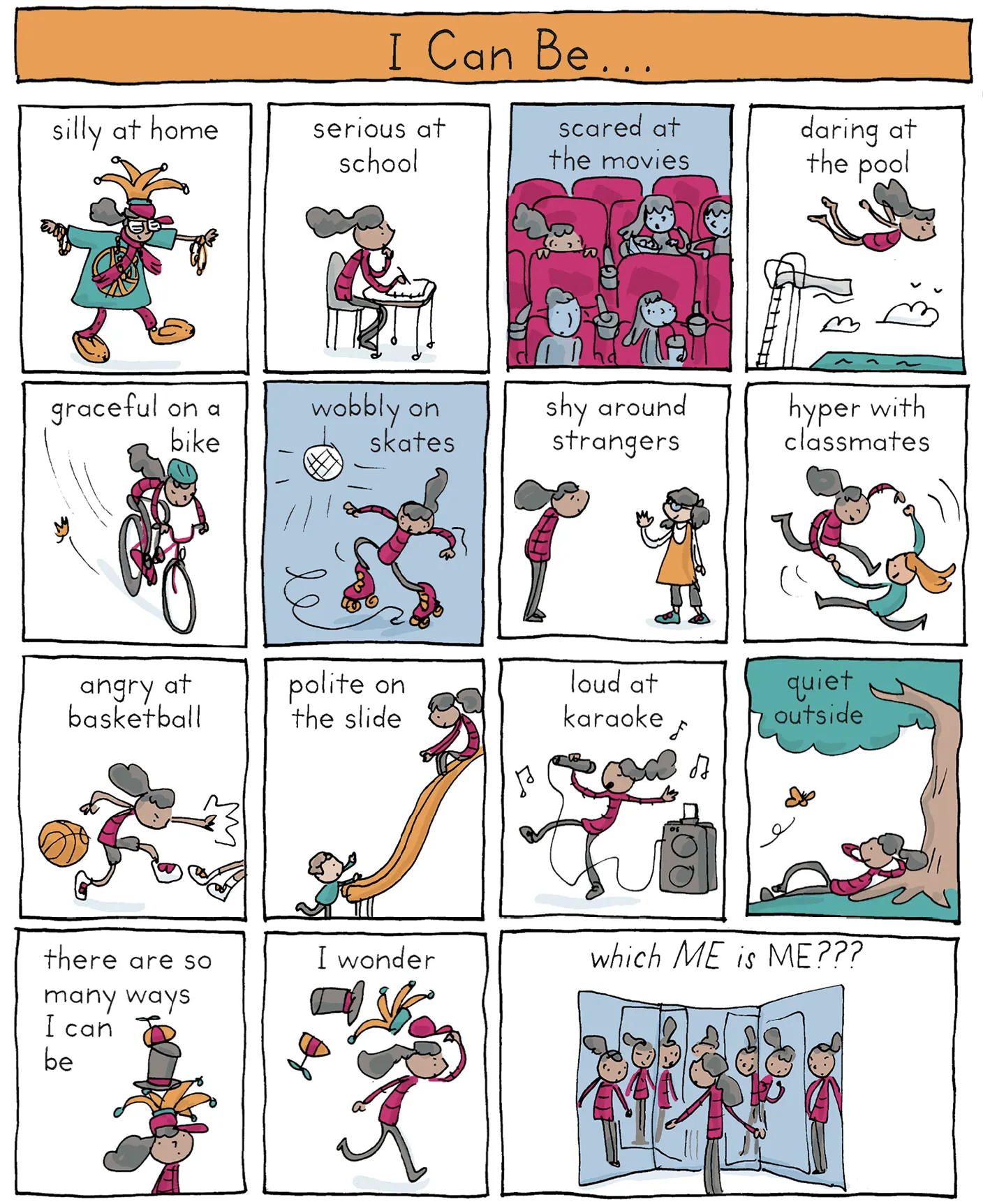 Grant Snider, “I Can Be…”, Poetry Comics, 2025.