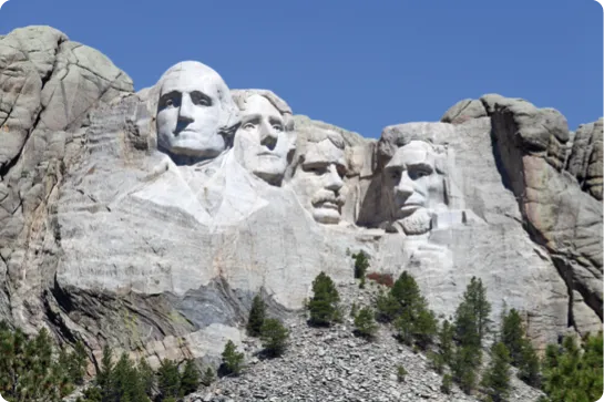 Mont Rushmore, Dakota du Sud, États-Unis
