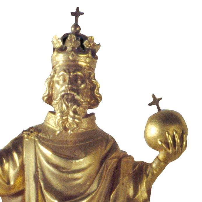 <stamp theme='his-green2'>Doc. 1</stamp> Statuette de Charlemagne