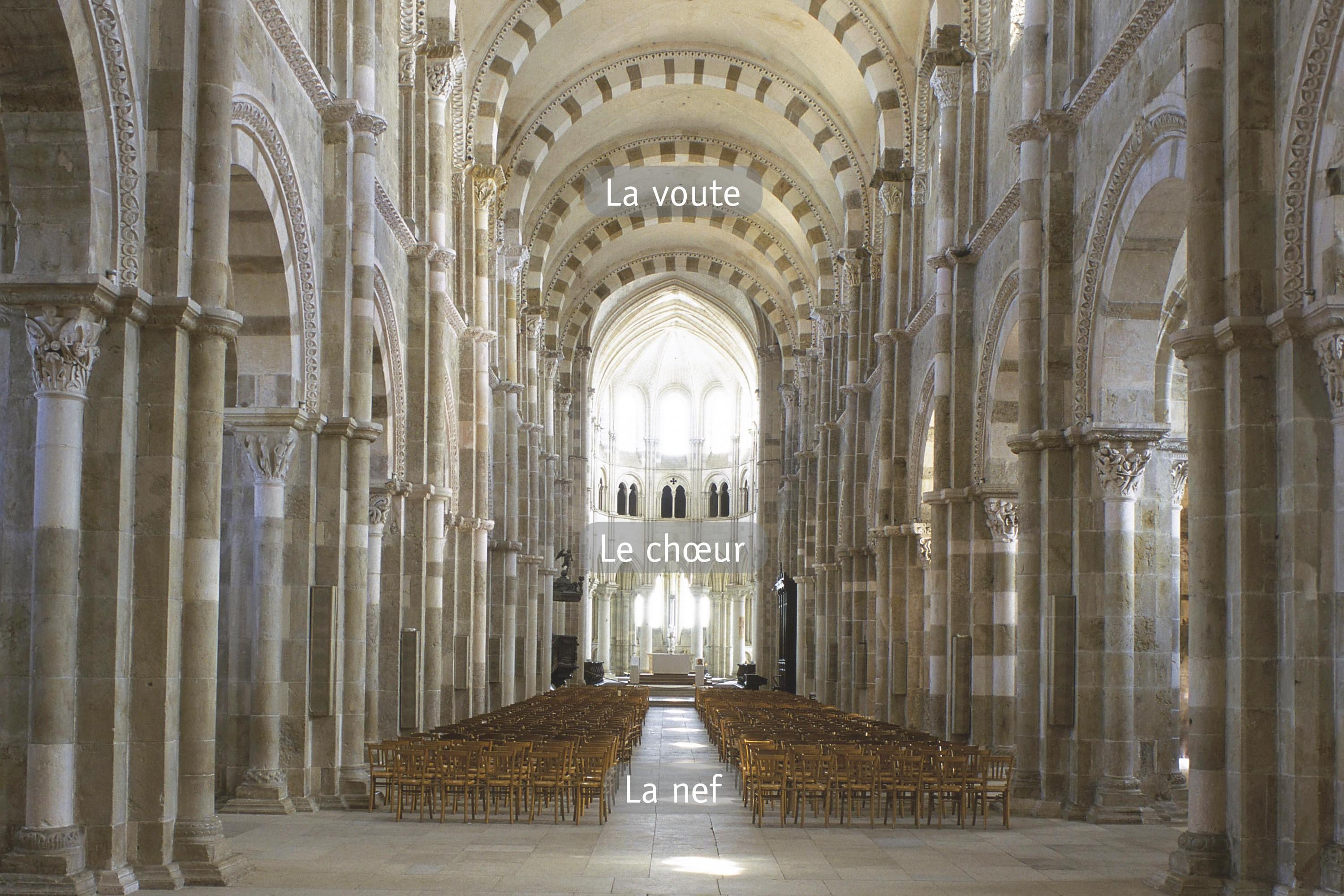 Style Roman, Style Gothique : La Basilique De Vézelay | Lelivrescolaire.fr