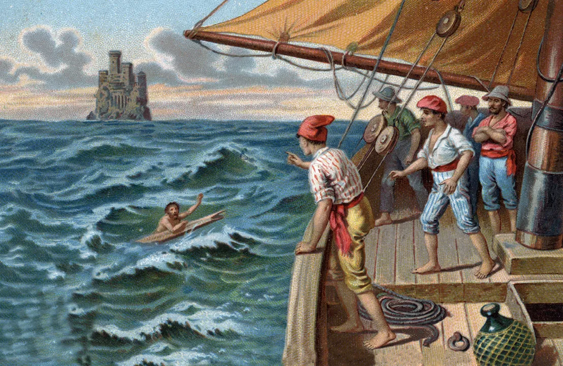Illustration pour une édition du Comte de Monte-Cristo de 1902.