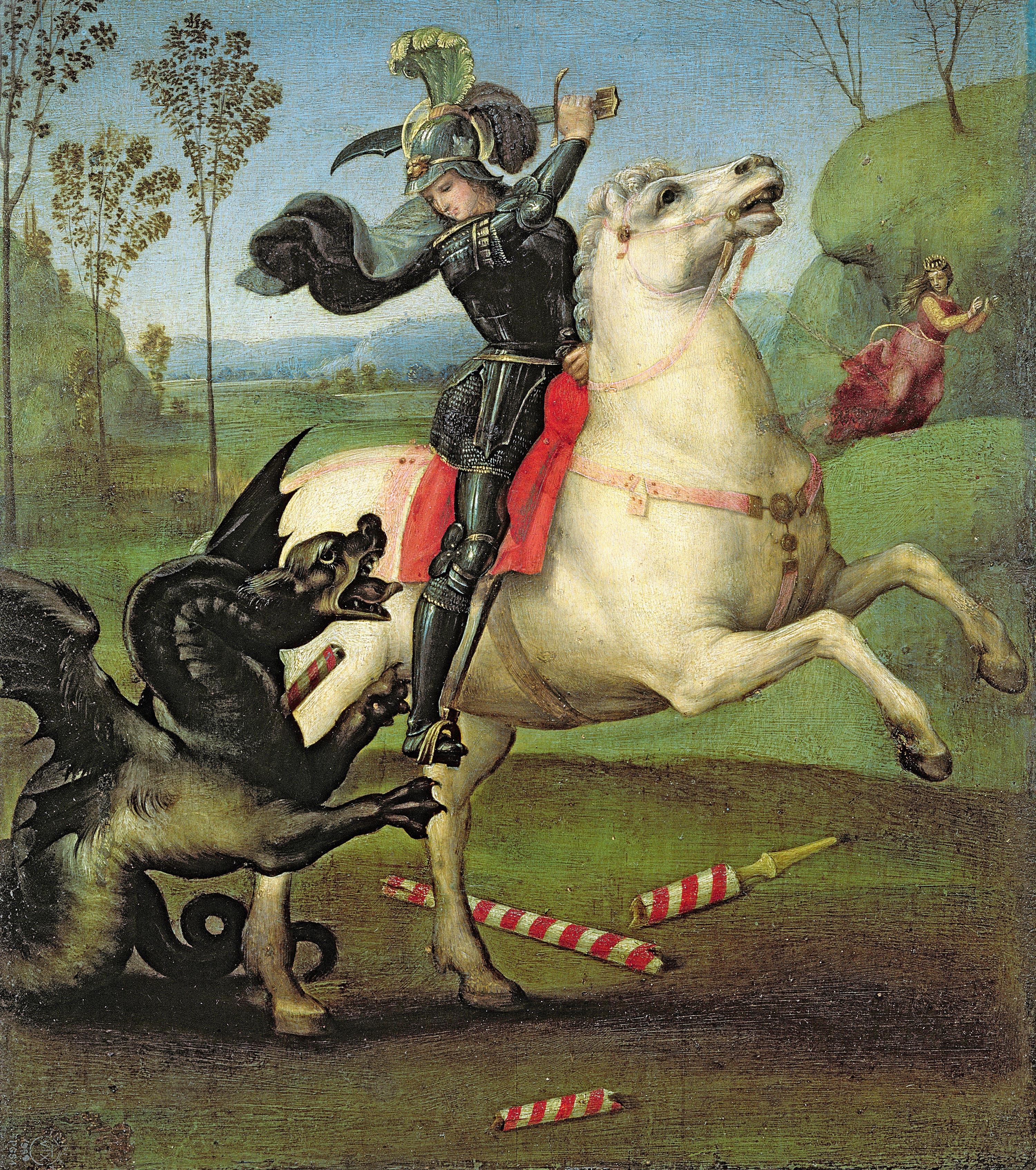 St George and the Dragon.