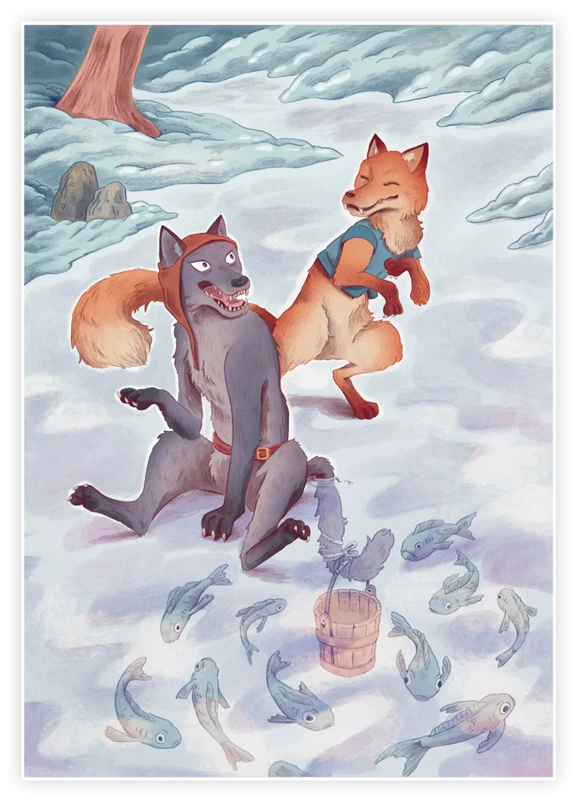 Illustration de Laura Hommay pour Le Roman de Renart
