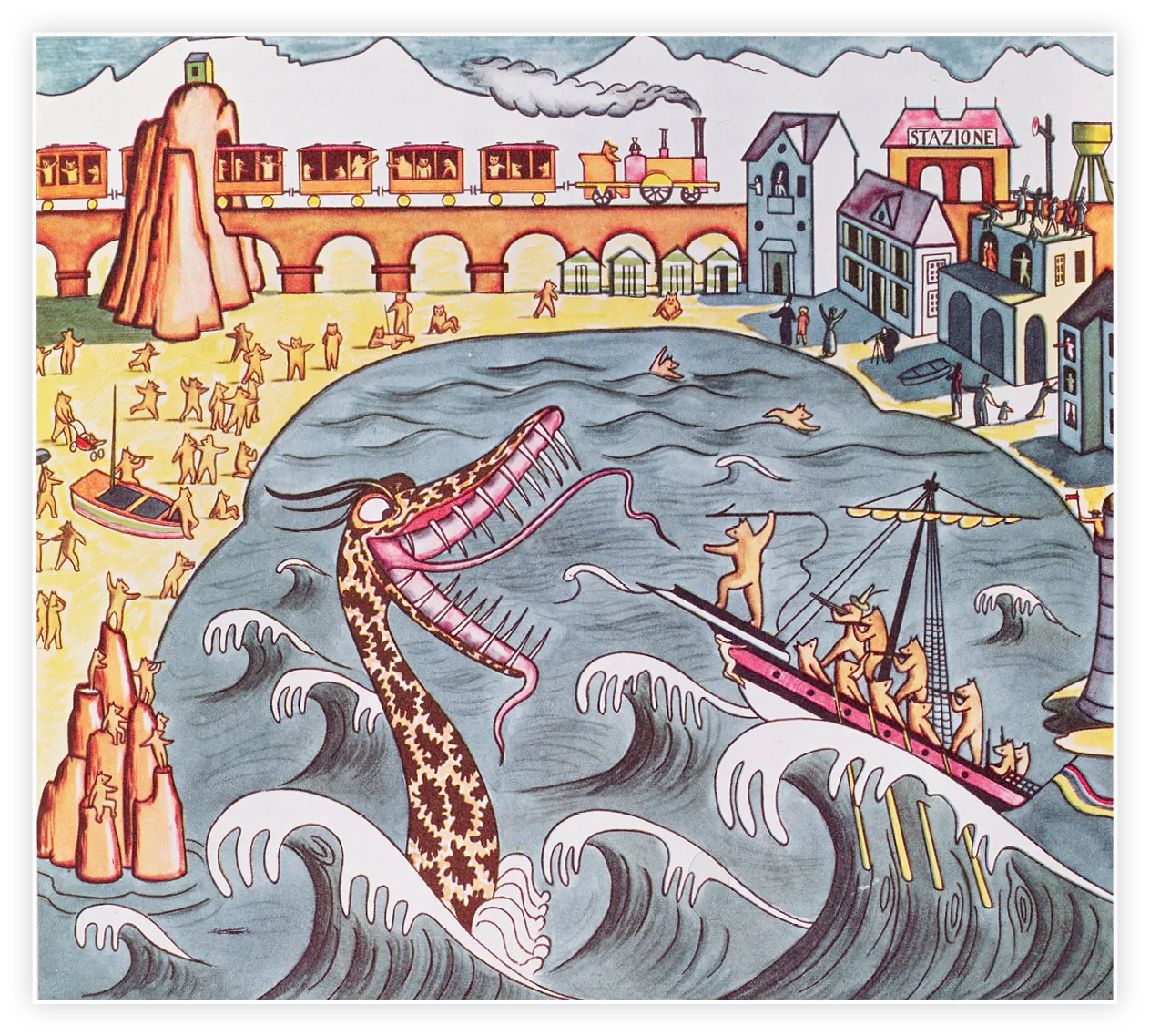 Illustration pour La Fameuse Invasion de la Sicile par les ours