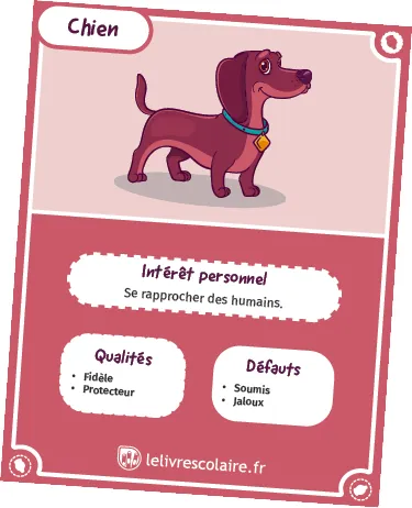 Carte Animal : Chien