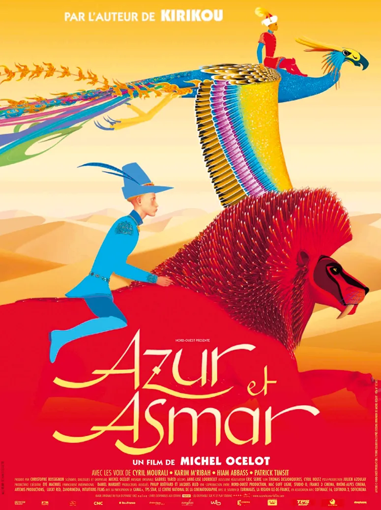 Affiche du film d'animation Azur et Asmar de Michel Ocelot, 2006