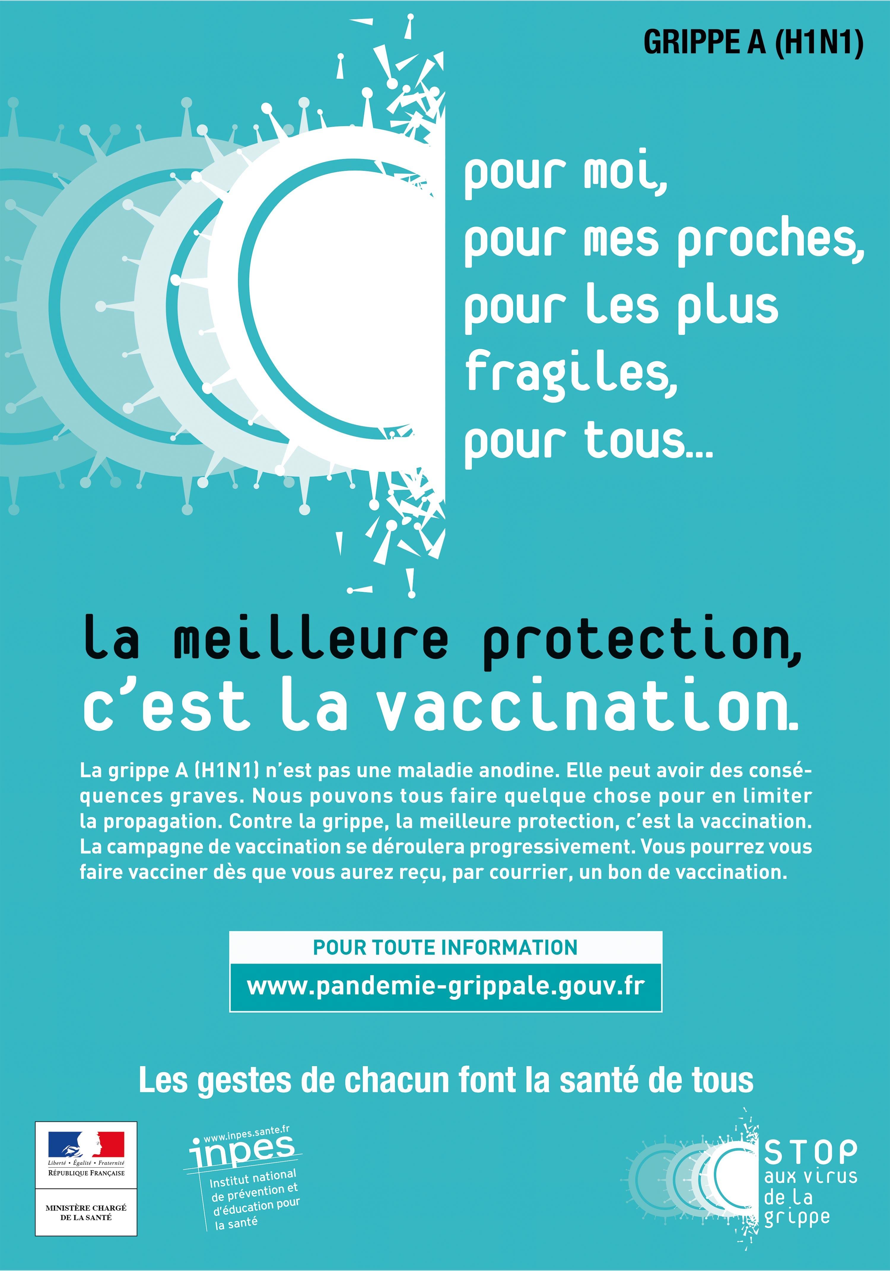 <stamp theme='svt-green1'>Doc. 2</stamp> Une campagne de vaccination contre la grippe, France, 2009.