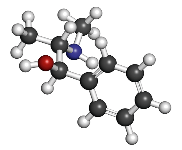 Modèle moléculaire de l’éphédrine