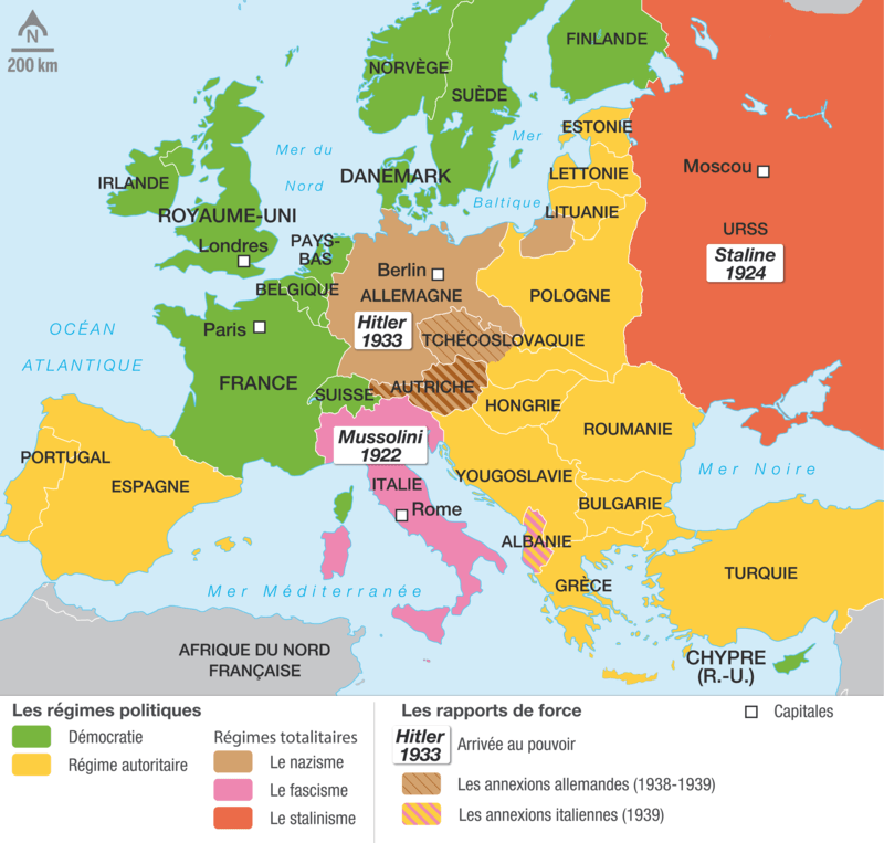 Le Président L Europe Et La Guerre L’Europe de l’entre-deux-guerres | Lelivrescolaire.fr