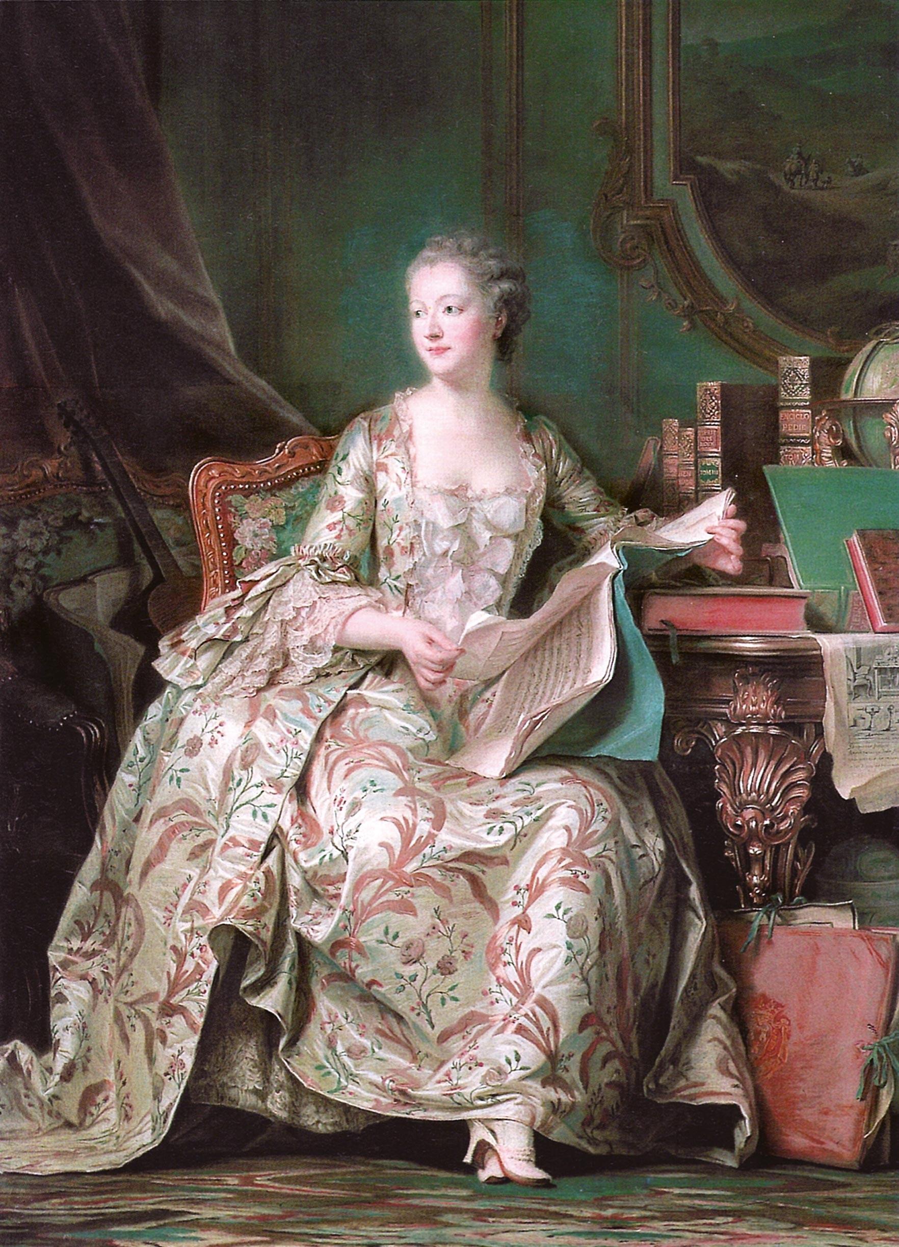 Portrait de la marquise de Pompadour