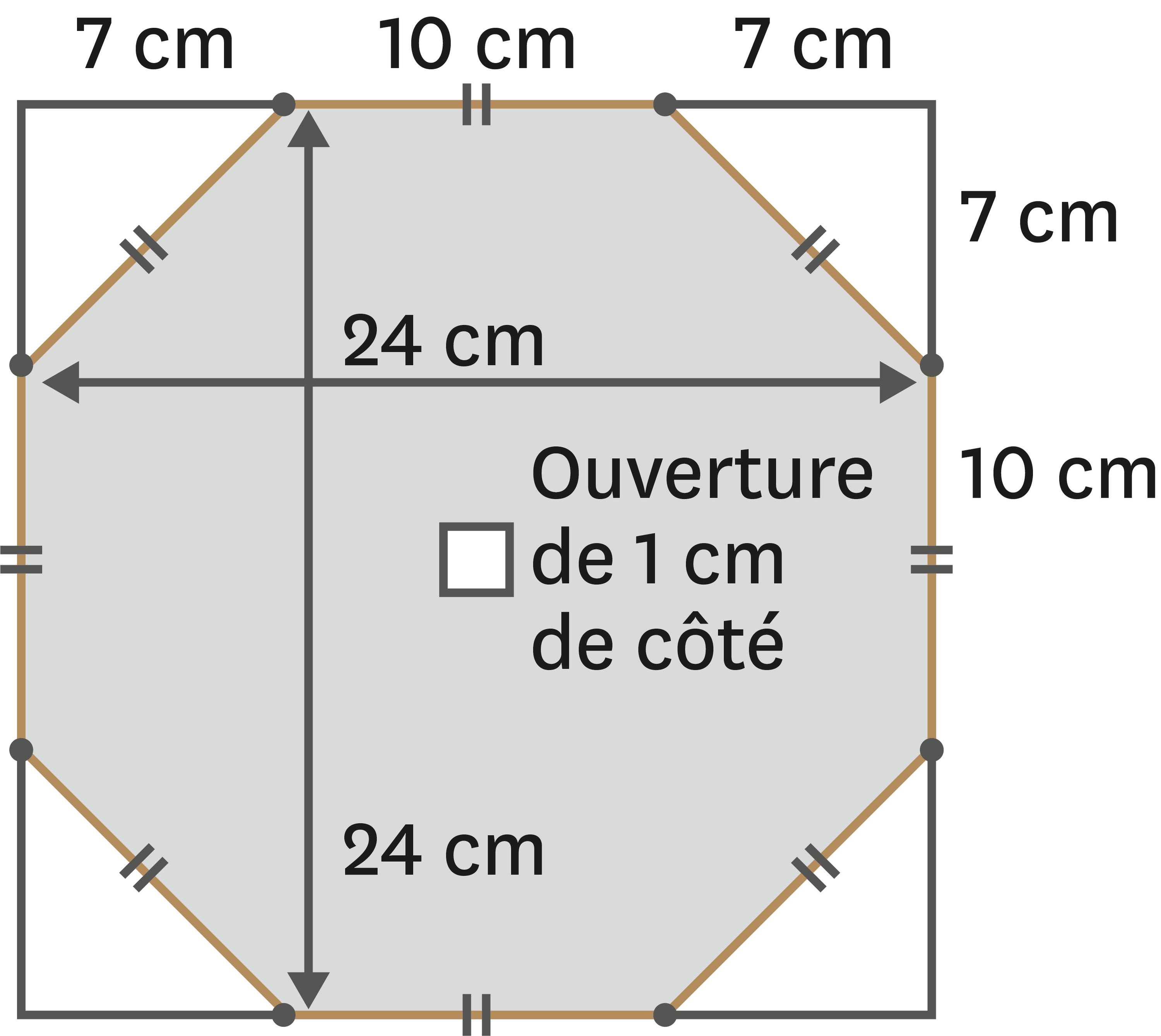 Comment Calculer L Aire D Un Octogone