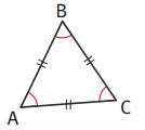 Angles d’un triangle équilatéral
