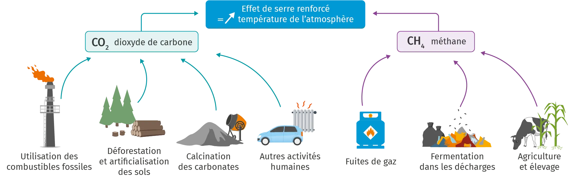 Schéma bilan du Ch. 3