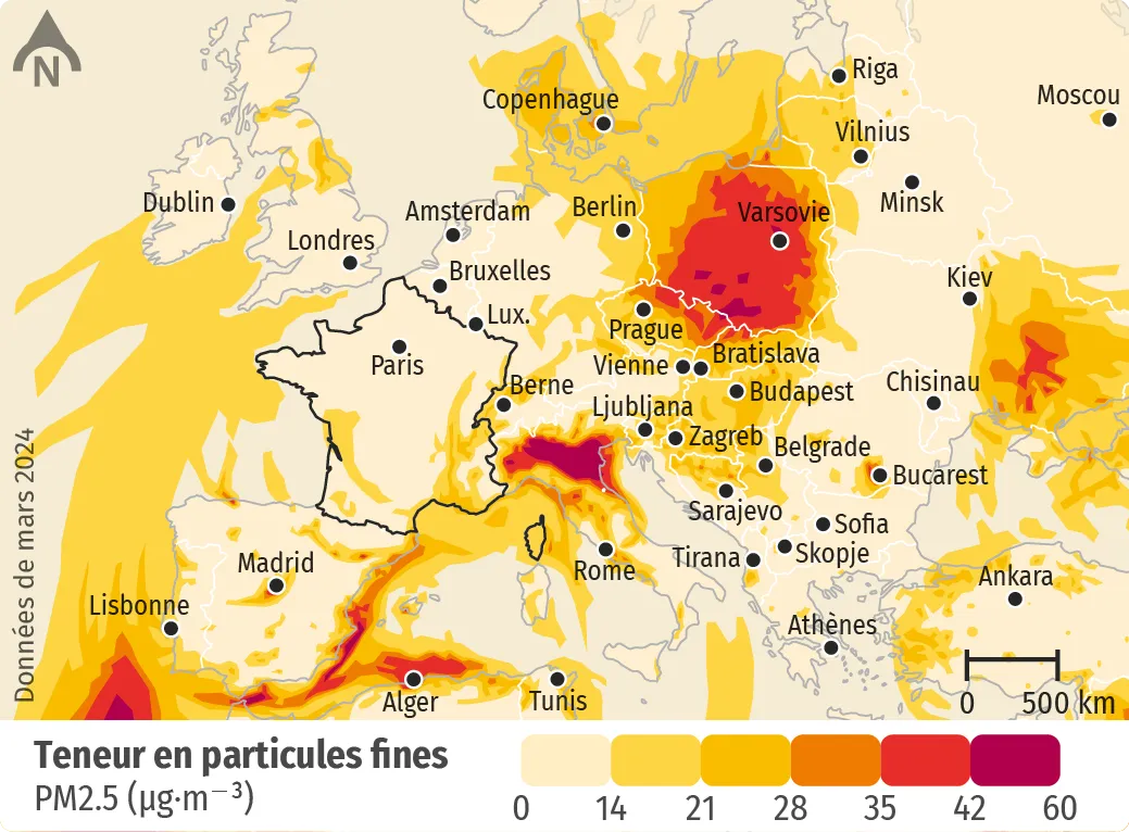 Pollution atmosphérique en Europe