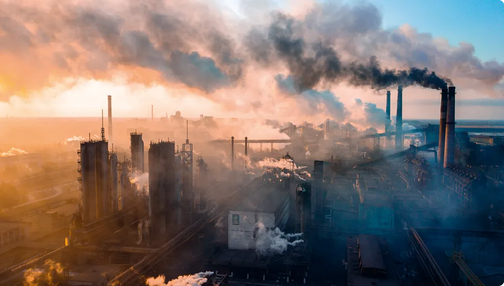 Industrie rejetant des gazs à effet de serre