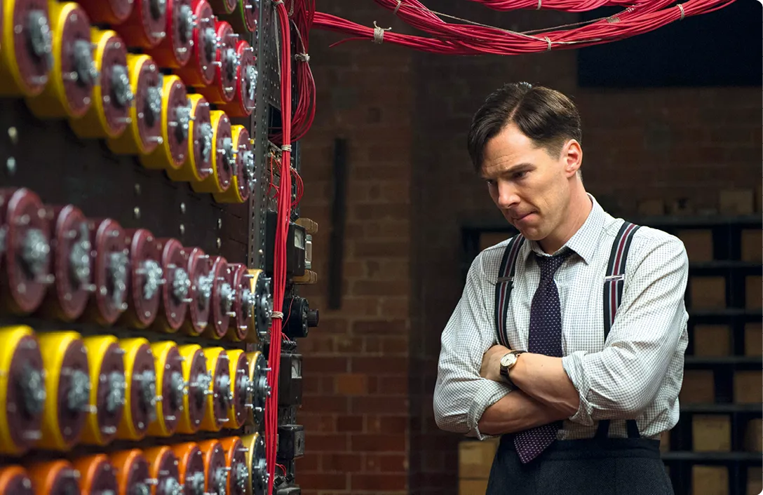 Image tirée du film Imitation Game retraçant la vie d'Alan Turing,
interprété par Benedict Cumberbatch