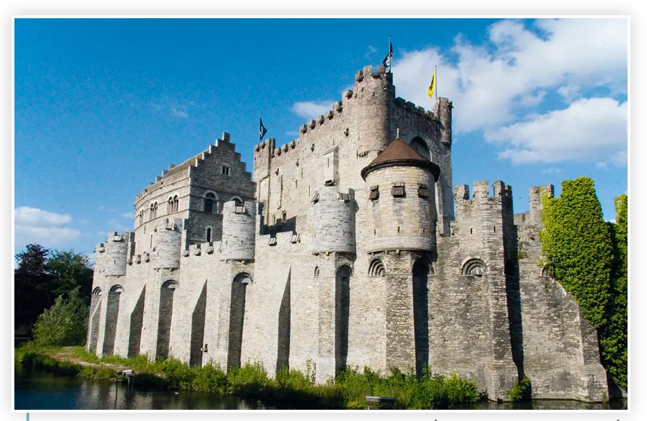 Château des comtes de Flandres (Gand, Belgique).