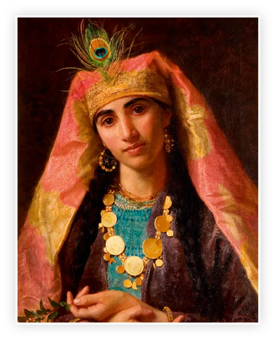Sophie Gengembre Anderson, Scheherazade, huile sur toile, XIXe siècle.