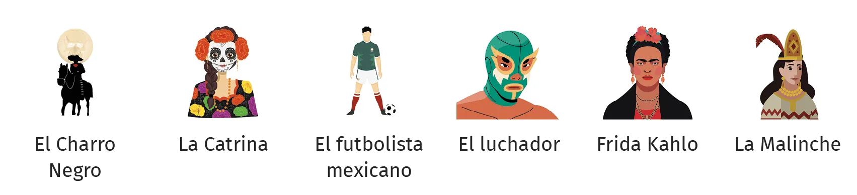 liste des personnages populaires du Mexique