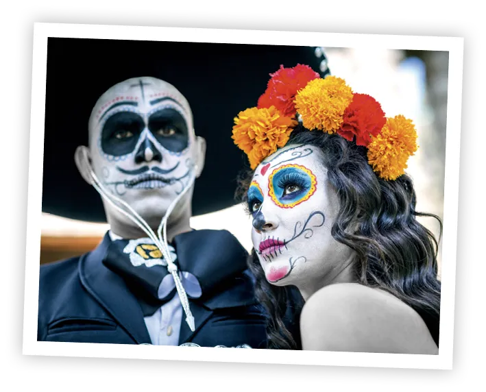 Couple Catrina et Charro Negro