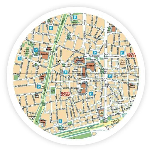 Mapa de Barcelona