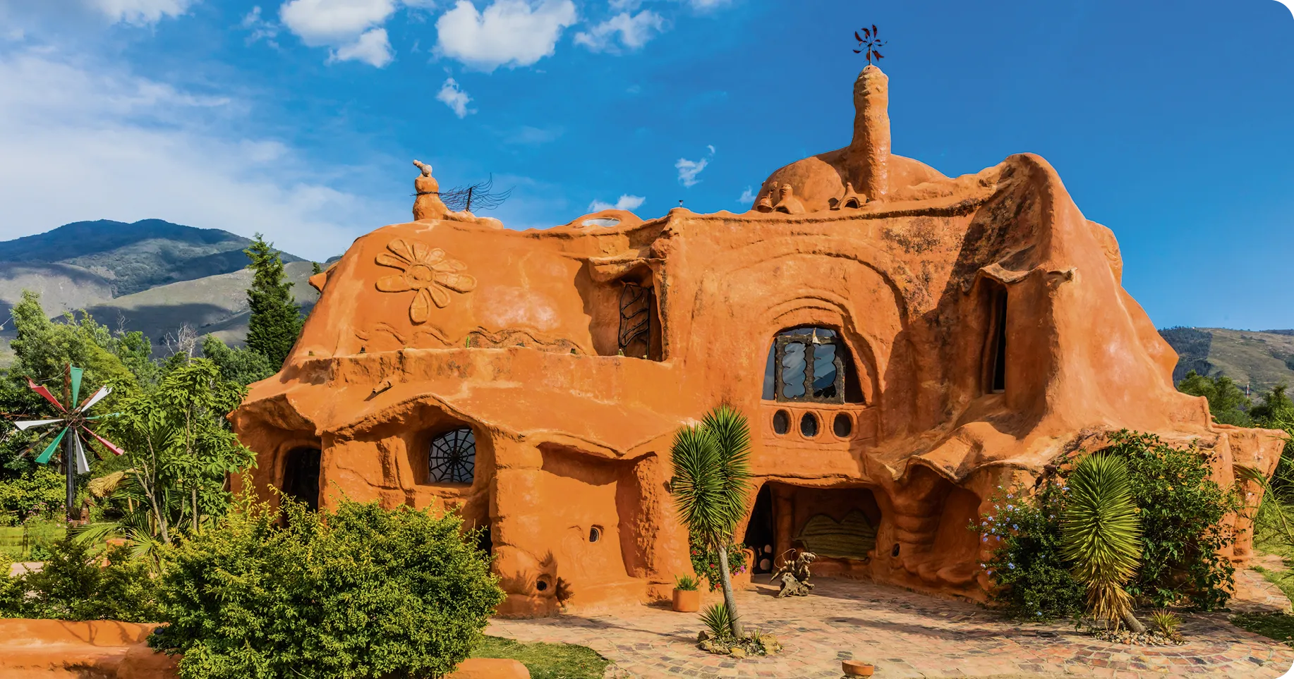La Casa Terracota en Villa de Leyva, Colombia.