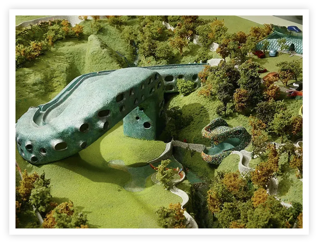 Maqueta del Nido de Quetzalcóatl.
