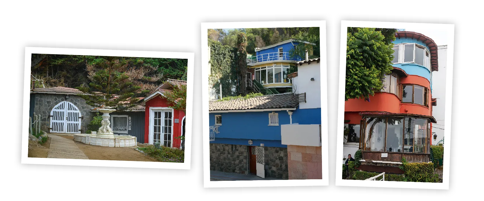 Las tres casas de Pablo Neruda