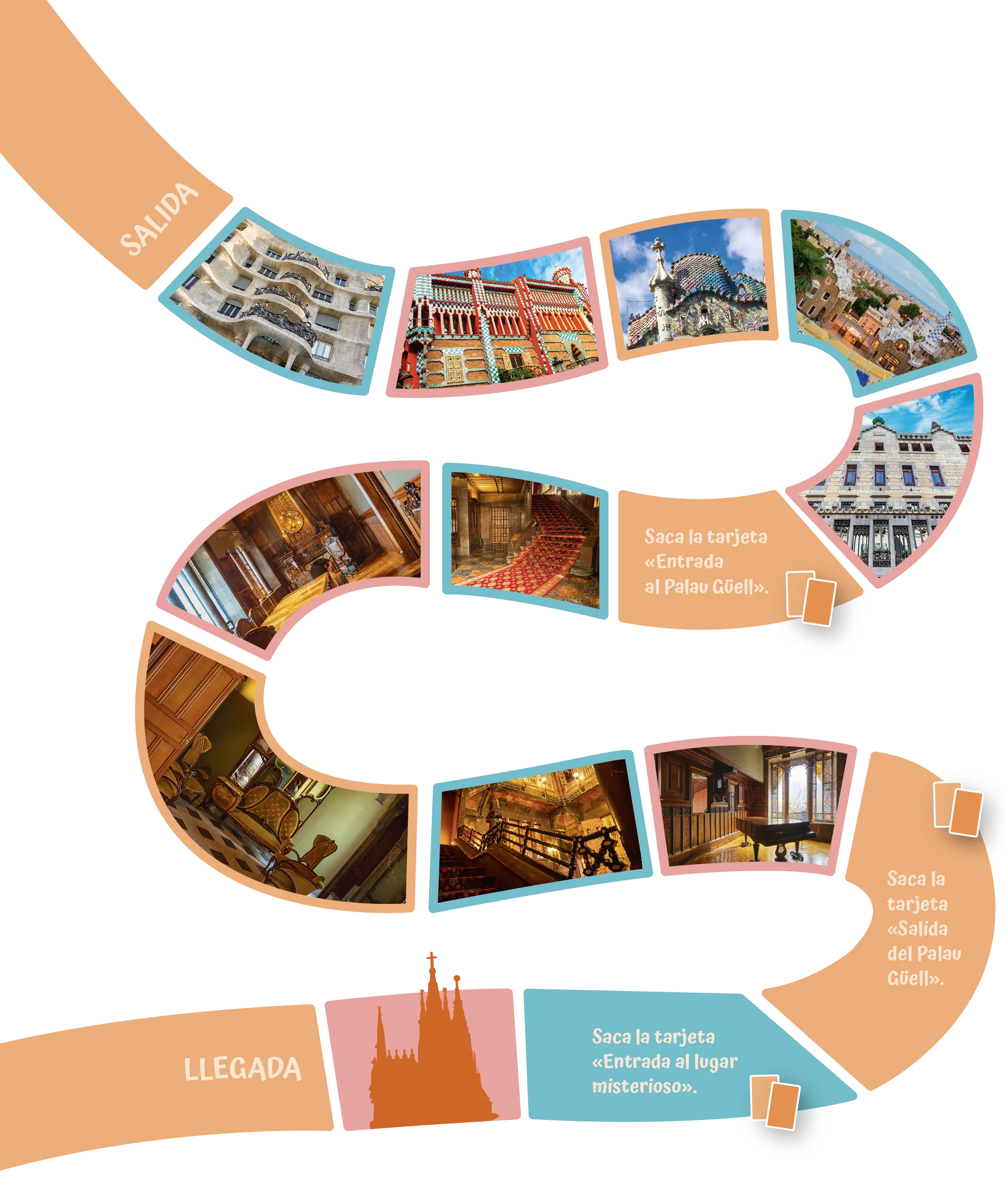 Jeu en serpent de Gaudi
