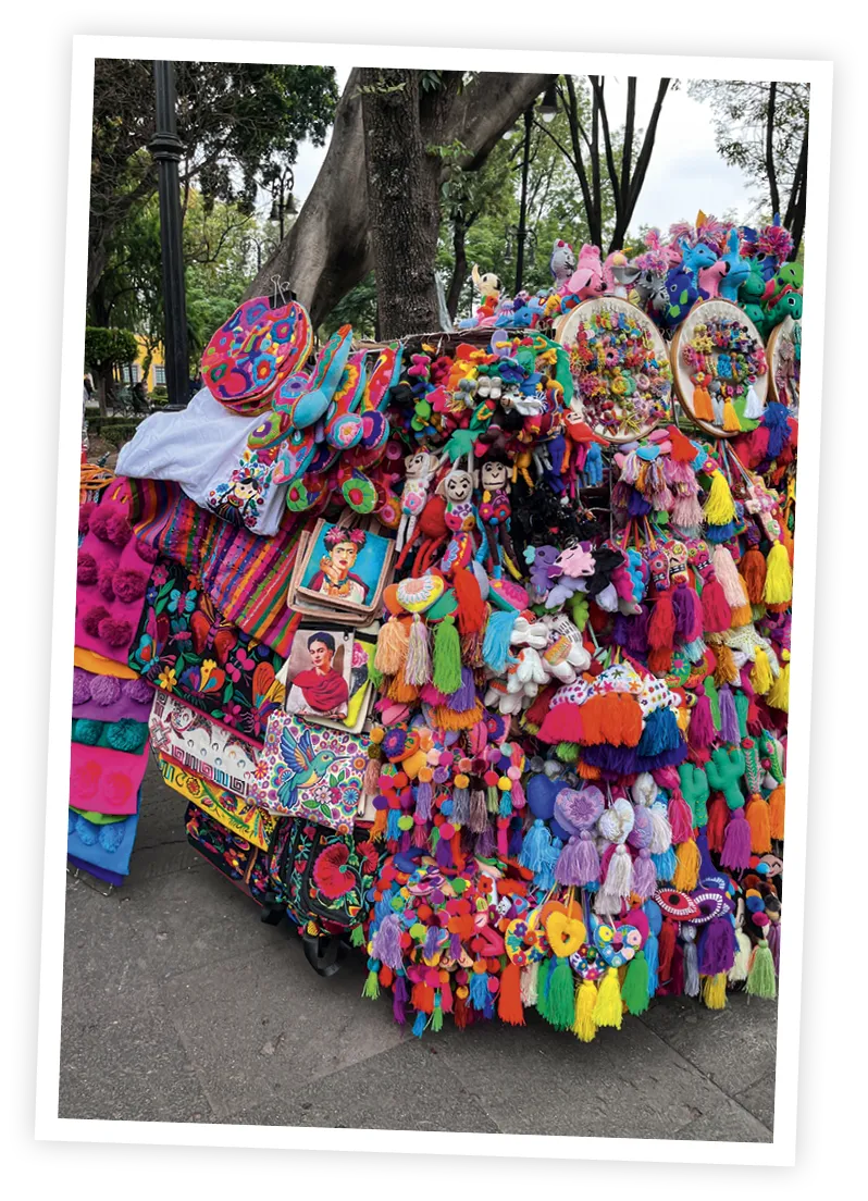 Stand d'accessoires mexicains