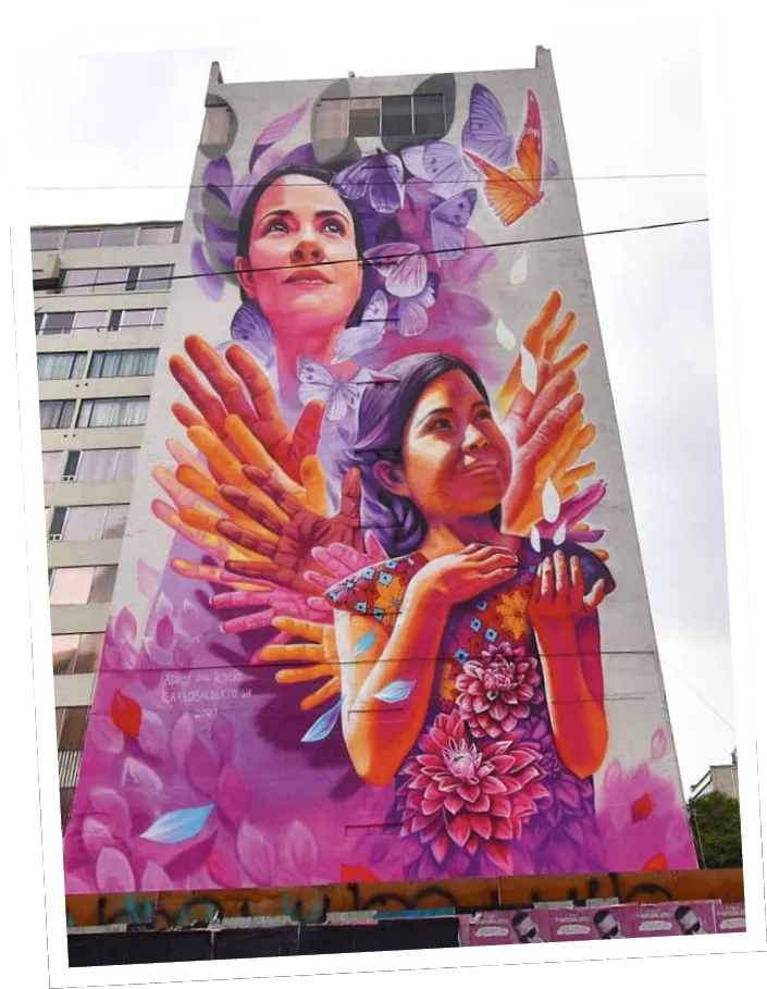 Vuelo Sororo, Adry del Rocío y Carlos Alberto GH, México City, 2021.