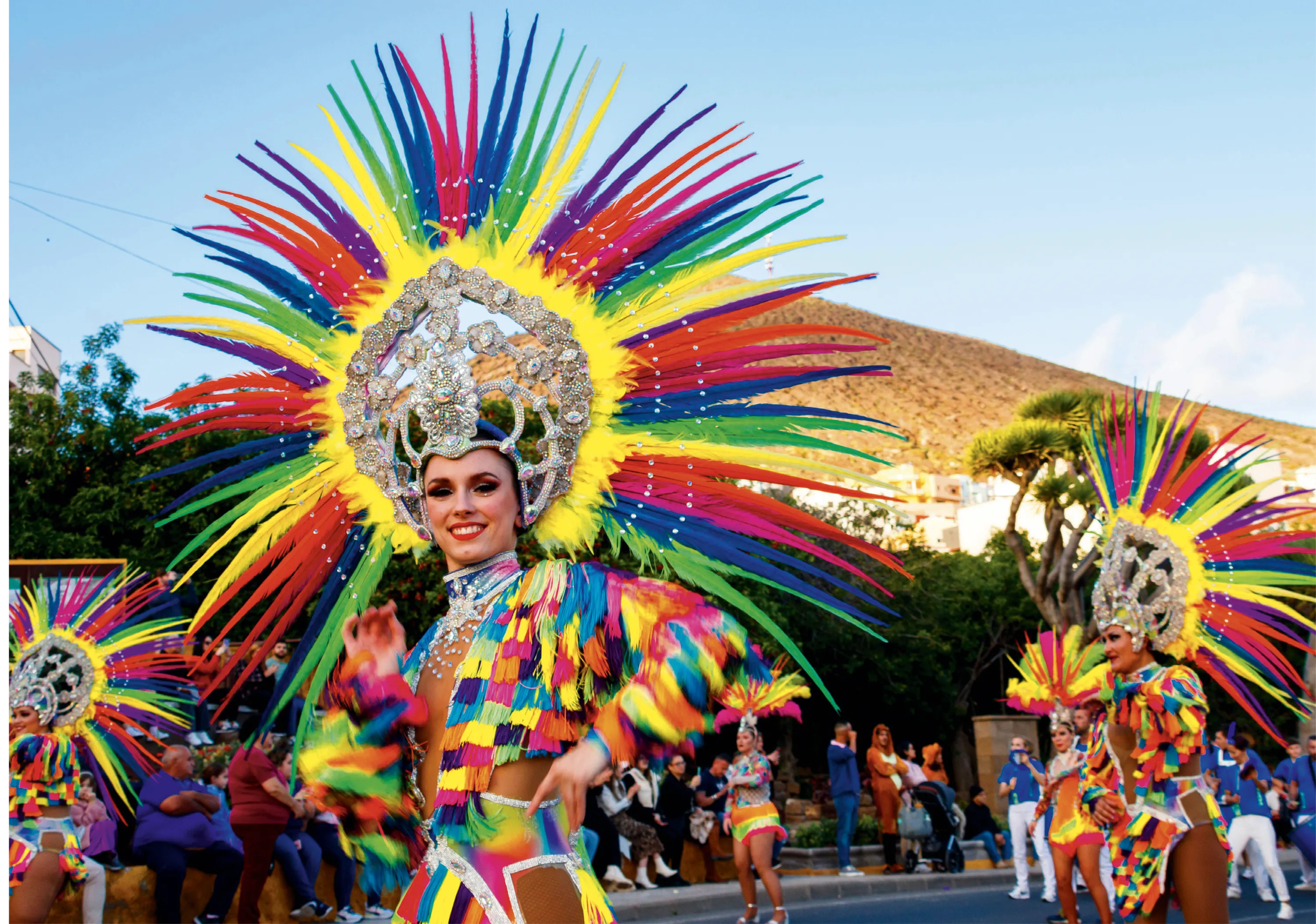 Celebración de los carnavales de Gáldar en la isla de Gran Canaria, 2023.