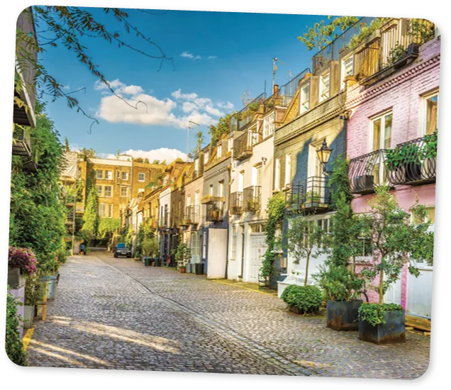 Notting HIll Mews Street, London.
