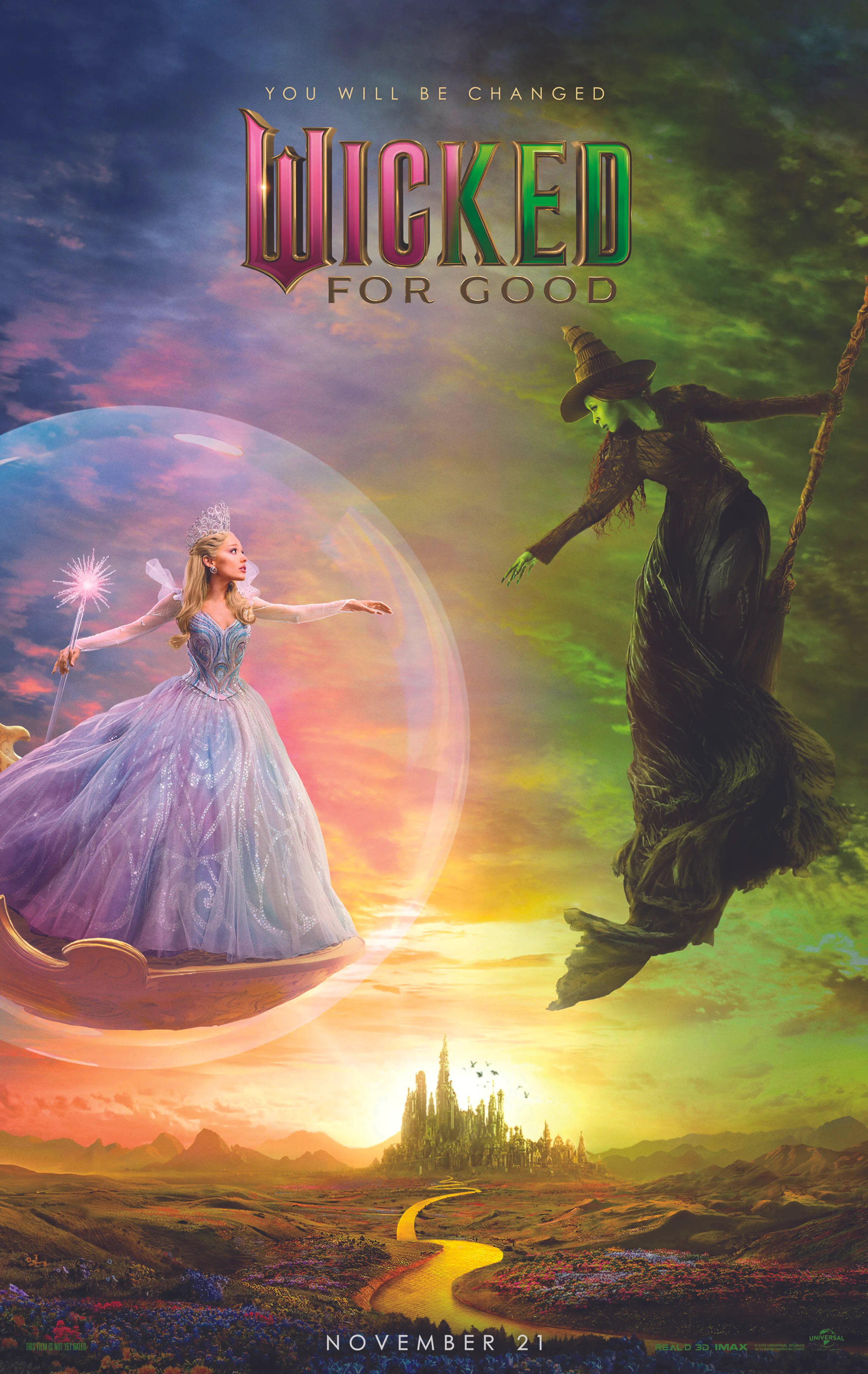 Poster from Wicked: For Good, 2025.