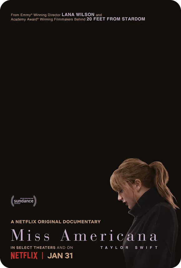 Poster from Miss Americana, 2020.