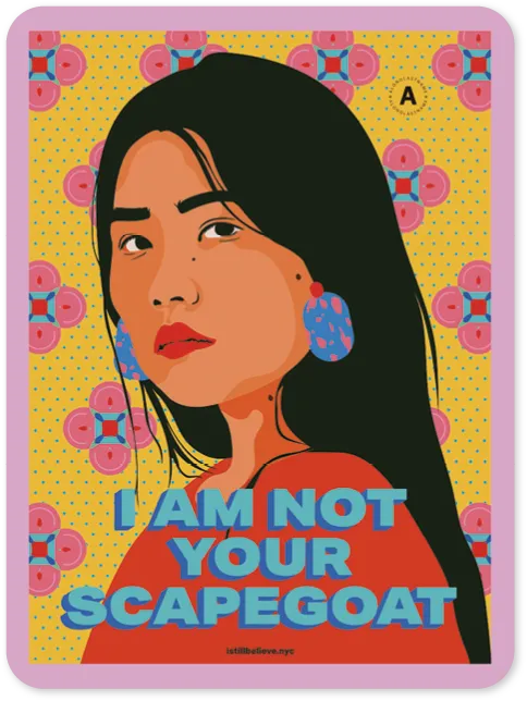 I AM NOT YOUR SCAPEGOAT.