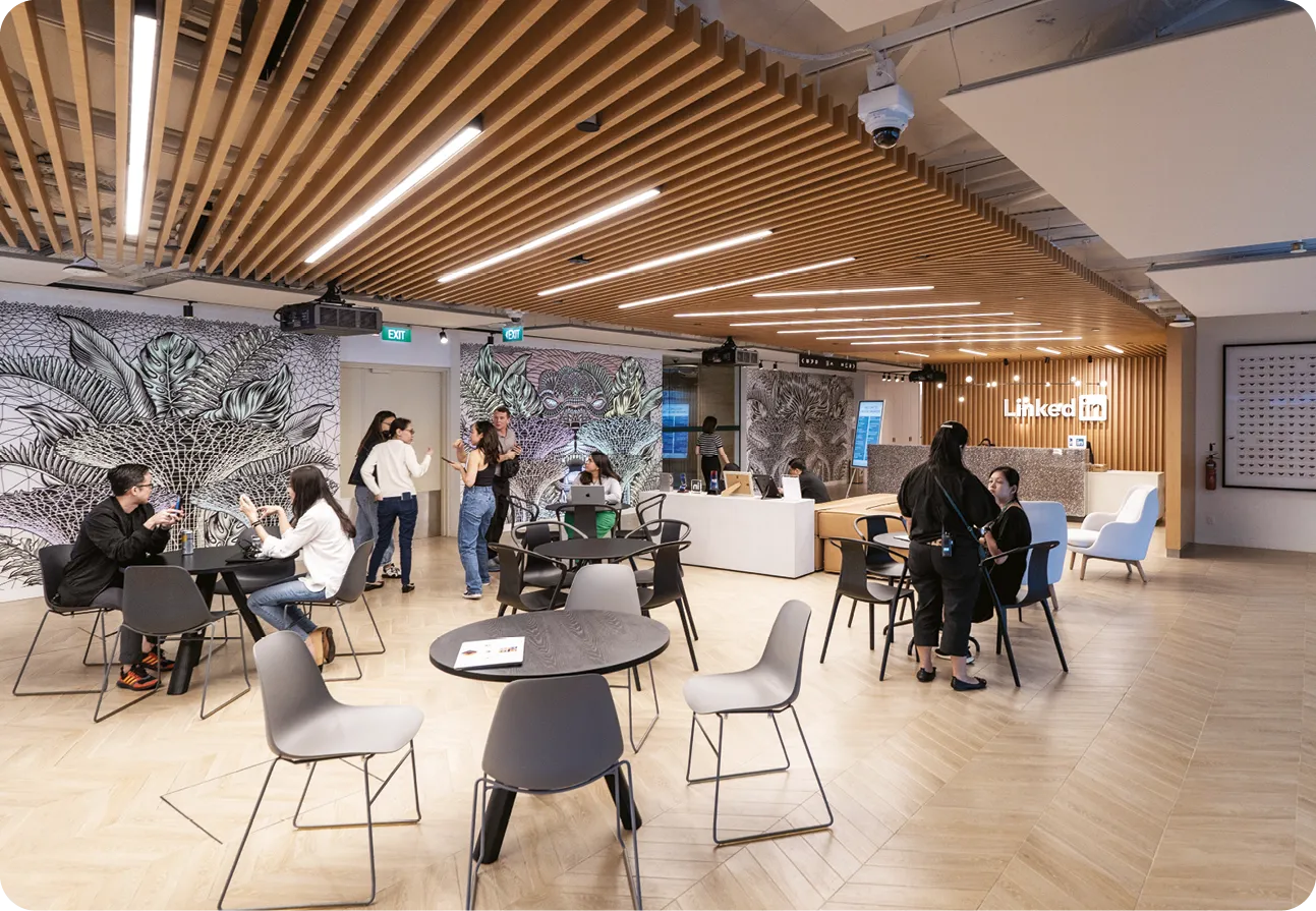 WSJ, The Office Design Strategies of Linkedin, July 2023.
