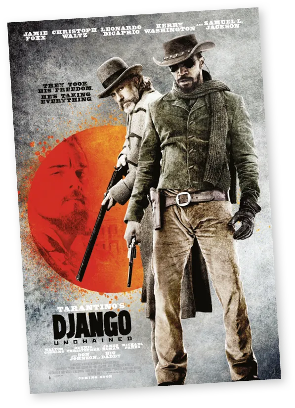 Poster of Django Unchained.