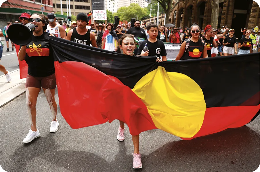 Invasion Day Rally in Sydney.