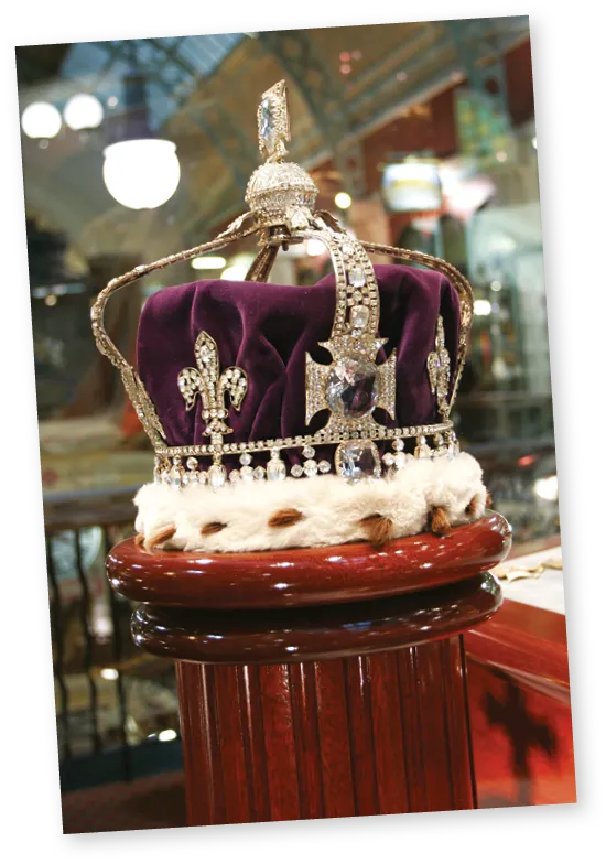 Reine Elizabeth la reine mère couronne du Sacre.