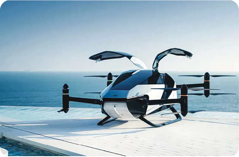XPENG X2 a two-seater evtol flying car